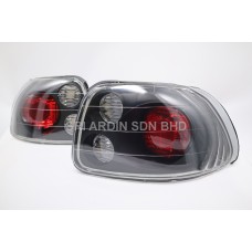 Honda Del Sol 93-97 Black Crystal Tail Lamp